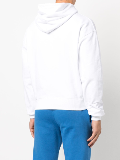 Shop Off-white Arrows-print Cotton Hoodie In White