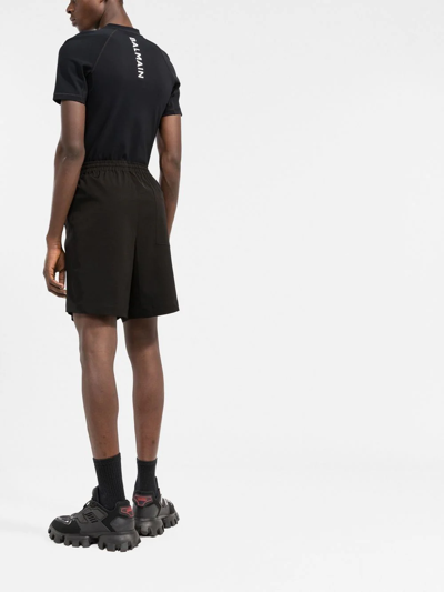 Balmain T-shirt In Cotone In Black