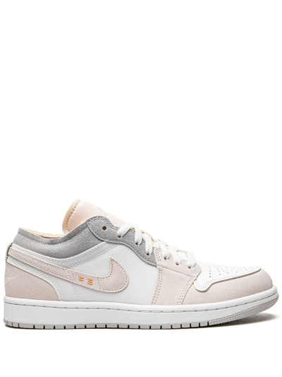 Shop Jordan 1 Low Se Craft "inside Out" Sneakers In Neutrals