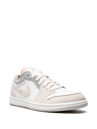 Shop Jordan 1 Low Se Craft "inside Out" Sneakers In Neutrals