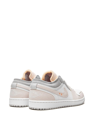 Shop Jordan 1 Low Se Craft "inside Out" Sneakers In Neutrals