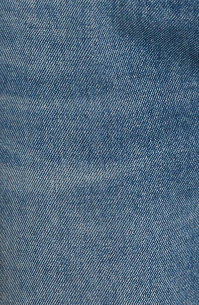 Shop Golden Goose Medium Wash Crop Flare Leg Jeans In Blue