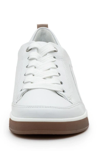 Ara Redmond Sneaker In White Gauchosoft