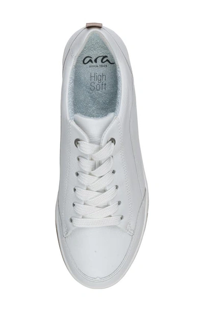 Ara Redmond Sneaker In White Gauchosoft