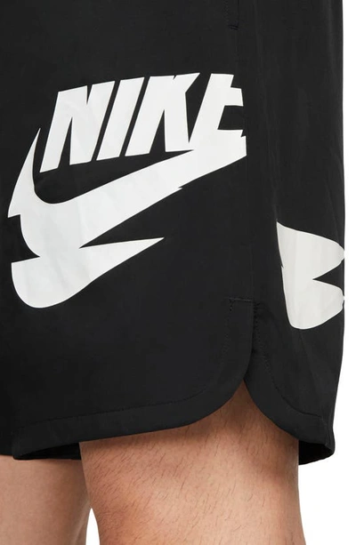 Nike Sportswear Sport Essentials+ Woven Shorts In Black/ Habanero Red |  ModeSens
