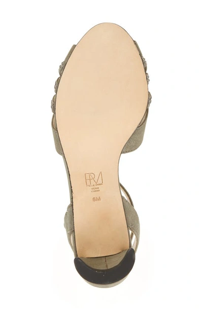Shop Pelle Moda Mindi Ankle Strap Sandal In Pewter