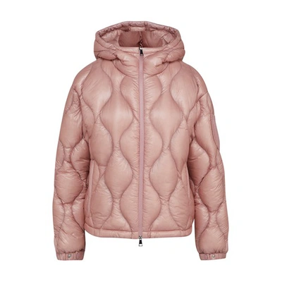 Shop Moncler Anthon Puffer Jacket In Pale Pink