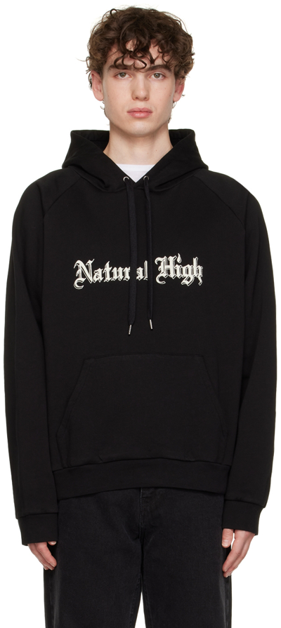 Second Layer Black natural High Hoodie ModeSens