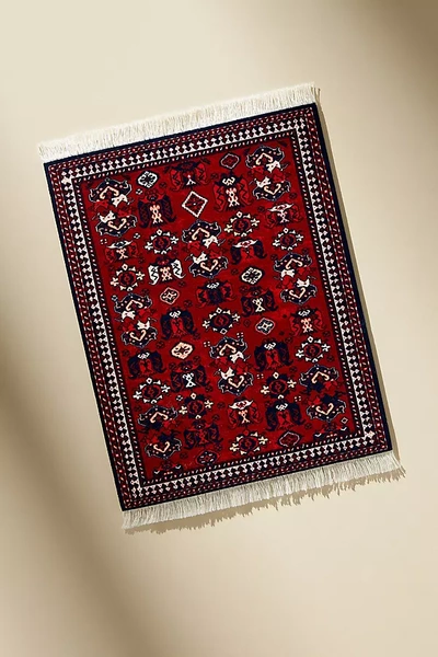 Shop Anthropologie Rug Mouse Pad In Red