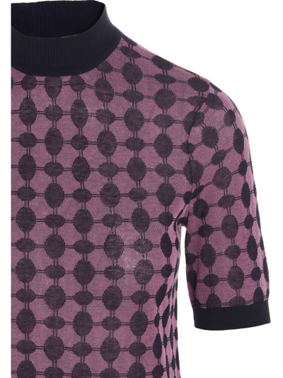 Tory Burch Cotton Knitwear In Purple