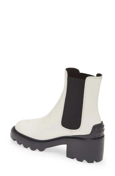 Tod's Gomma Calfskin Lug-sole Chelsea Booties In Altraversione