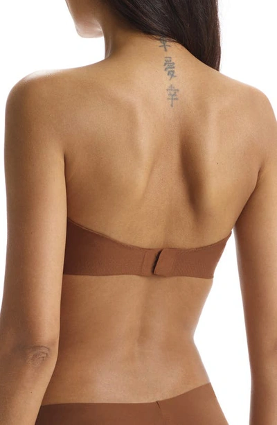 Commando Butter Soft Support Strapless Bralette In Cinnamon