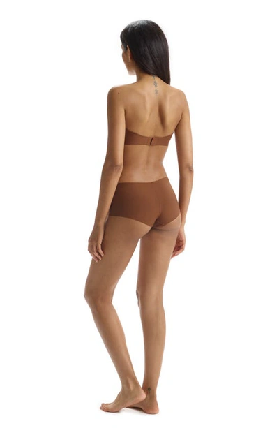 Commando Butter Soft Support Strapless Bralette In Cinnamon