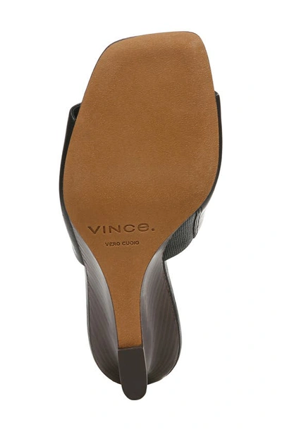 Shop Vince Pia Wedge Sandal In Black