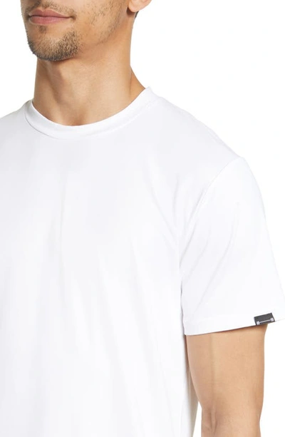 Shop Barbell Apparel Havok Stretch Crewneck T-shirt In White