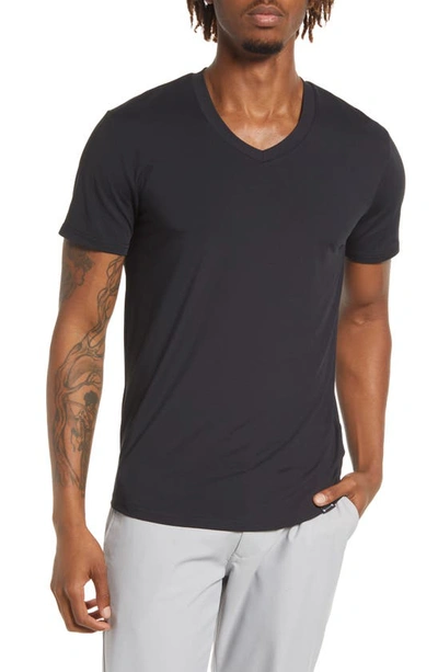 Shop Barbell Apparel Havok Stretch V-neck T-shirt In Black