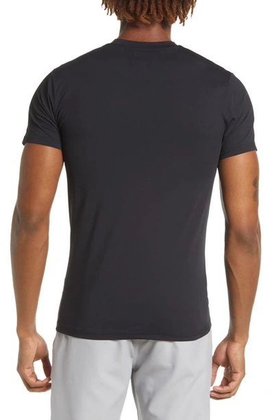 Shop Barbell Apparel Havok Stretch Crewneck T-shirt In Pitch Black