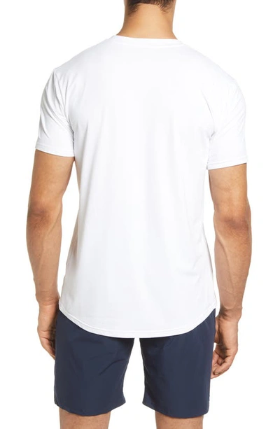 Shop Barbell Apparel Havok Stretch V-neck T-shirt In White
