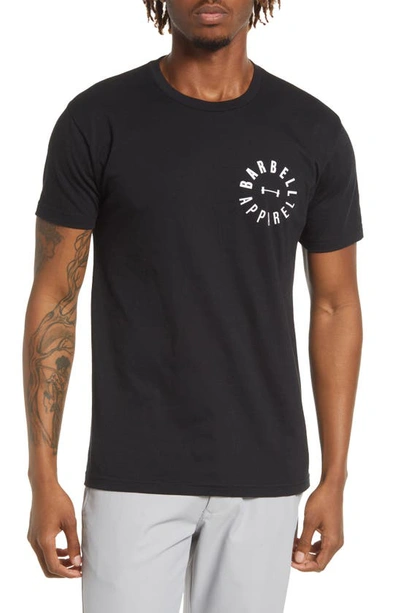 Shop Barbell Apparel The Full Circle Cotton Blend Graphic Tee In Black