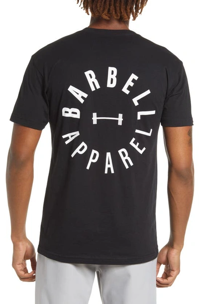 Shop Barbell Apparel The Full Circle Cotton Blend Graphic Tee In Black