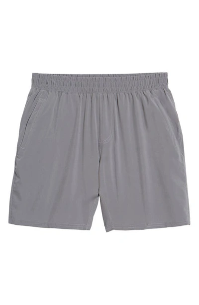 Shop Barbell Apparel Ghost Stretch Shorts In Slate