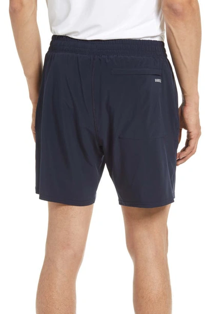 Shop Barbell Apparel Ghost Stretch Shorts In Navy
