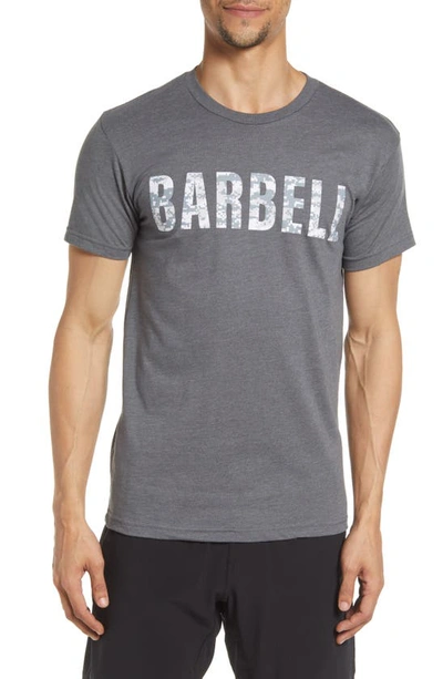 Shop Barbell Apparel The Oscar Mike Graphic Tee In Smoke