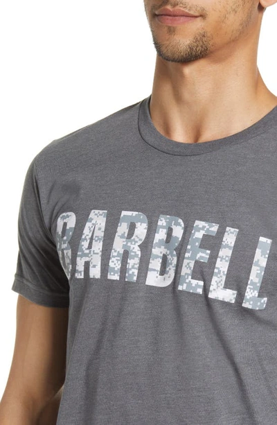 Shop Barbell Apparel The Oscar Mike Graphic Tee In Smoke