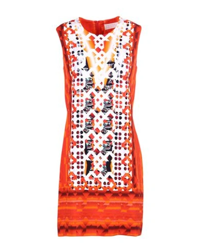 Peter Pilotto Short Dress In Red