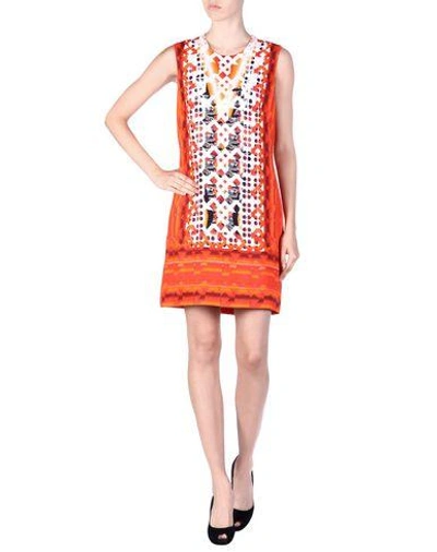 Shop Peter Pilotto Short Dress In Red