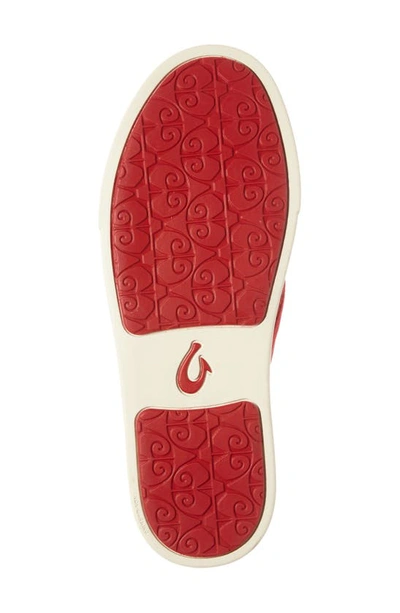 Shop Olukai 'pehuea' Slip-on Sneaker In Ohia Red Fabric