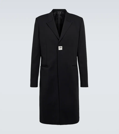 Shop Givenchy G-lock Single-breasted Coat In Black
