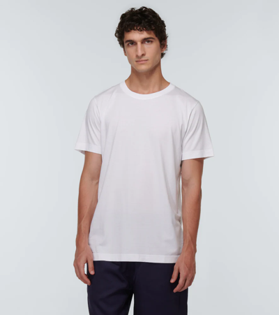 Cdlp Lyocell And Pima Cotton-blend Jersey T-shirt In White