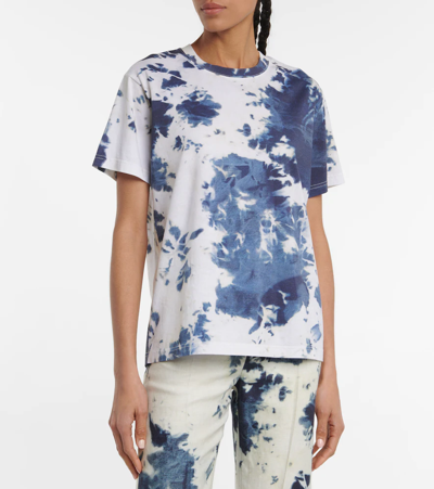Shop Chloé Tie-dye Cotton T-shirt In Multicoloured
