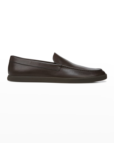 Shop Vince Men's Sonoma Leather Loafers In Palomar
