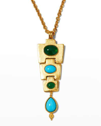 Shop Ben-amun Multicolor Stone Necklace