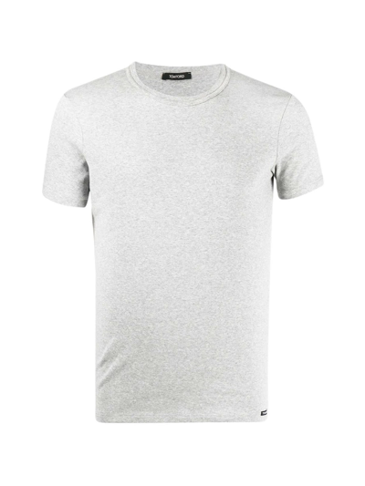 Shop Tom Ford Tshirt Crew Ss In Grey