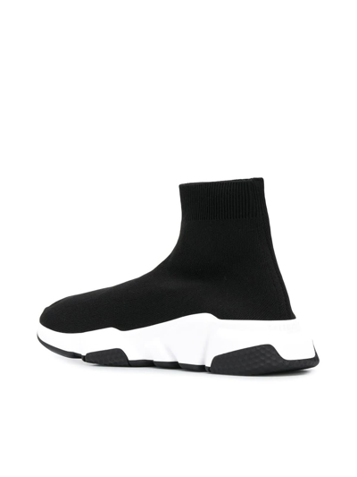 Shop Balenciaga Speed Lt Sneaker In Black White