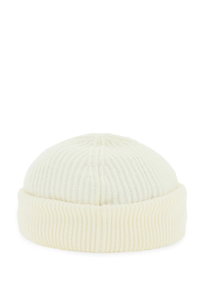 Shop Closed Wool Cotton Knit Sailor Beanie In White