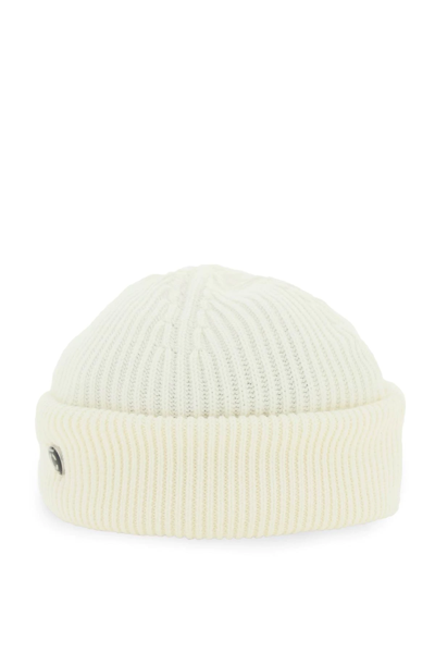 Shop Closed Wool Cotton Knit Sailor Beanie In White