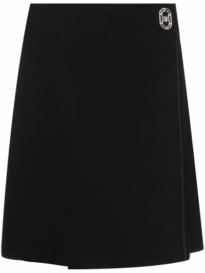 Shop Ferragamo Salvatore  Women's Black Wool Skirt