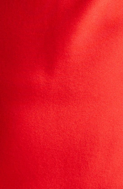 Shop Cinq À Sept Marta Bow Back Silk Cami In Ruby Red