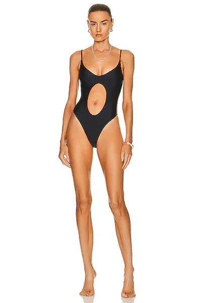 Shop Melissa Simone One Piece Swimsuit In Black