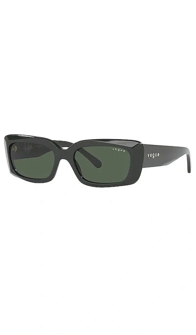Shop Vogue Eyewear X Hailey Bieber 0vo5440s In Green