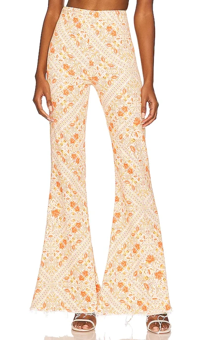 Shop Show Me Your Mumu Belmont Pull On Trouser In Peach