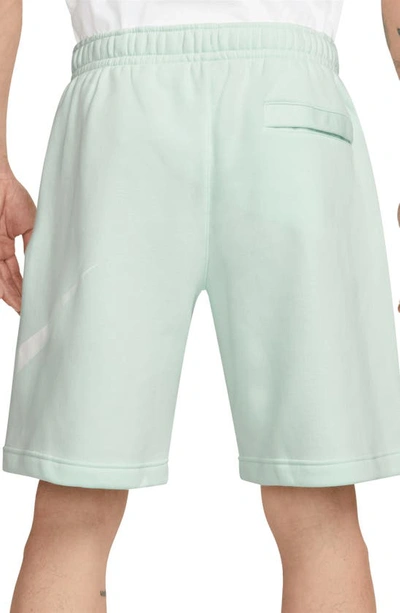 Shop Nike Sportswear Club Shorts In Barely Green/ Barely Green