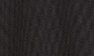 Versace Geometric Patterned Black Polo Shirt With Classic Placket