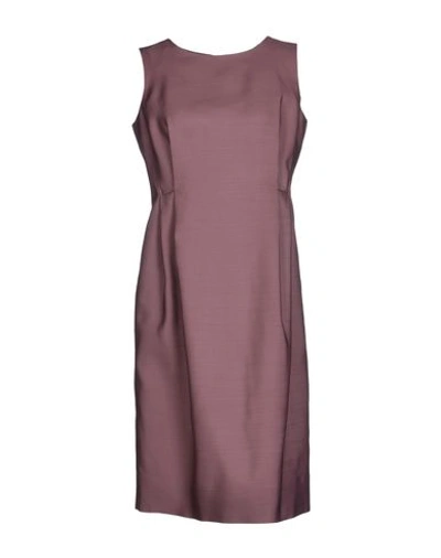 Jil Sander Knee-length Dress In Mauve