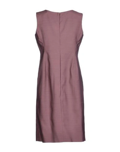 Shop Jil Sander Knee-length Dress In Mauve