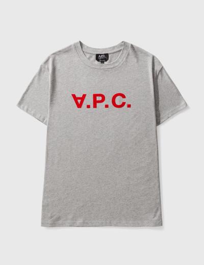 Shop Apc Vpc T-shirt In Grey